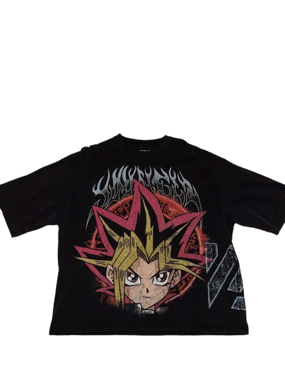 YoungLA Yu-Gi-Oh Oversized Graphic Tee XL Anime Graphic Streetwear Boxy Fit